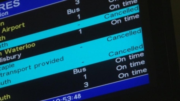 Departure board