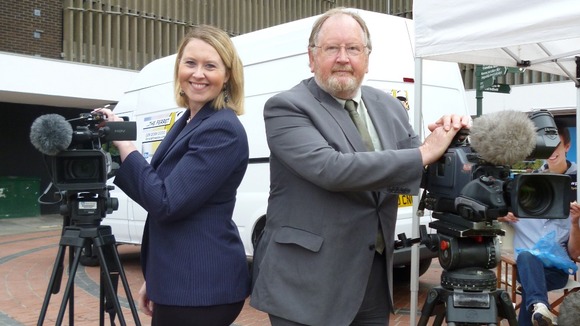 Hannah Thomas and Chris Segar