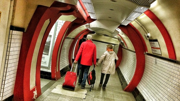 General view of the London Underground.
