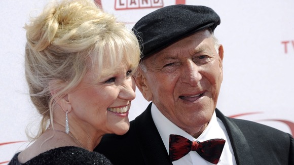 Actor Jack Klugman and his wife Peggy Crosby