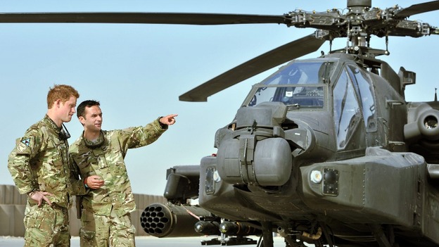 Prince Harry seen in September at Camp Bastion in Afghanistan