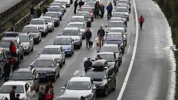 M6 Traffic delays 