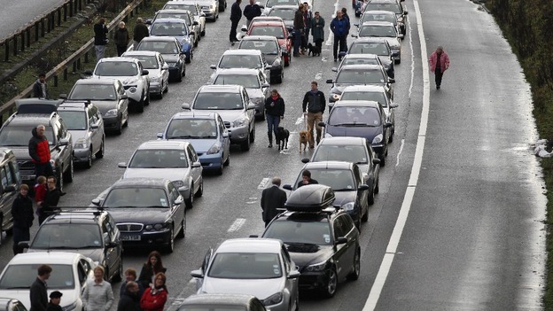 M6 Traffic delays