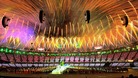 Fireworks during the closing ceremony of London 2012