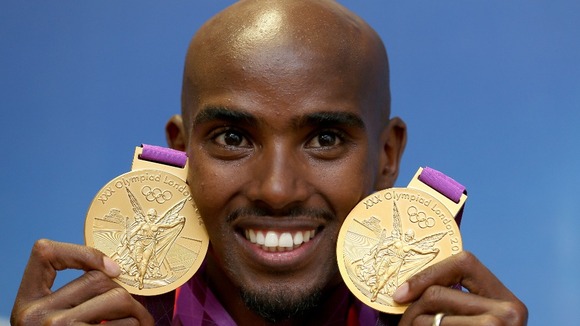 Olympic track hero Mo Farah