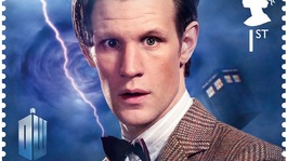 Doctor Who stamp, showing the eleventh Doctor Matt Smith