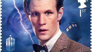 Doctor Who stamp, showing the eleventh Doctor Matt Smith