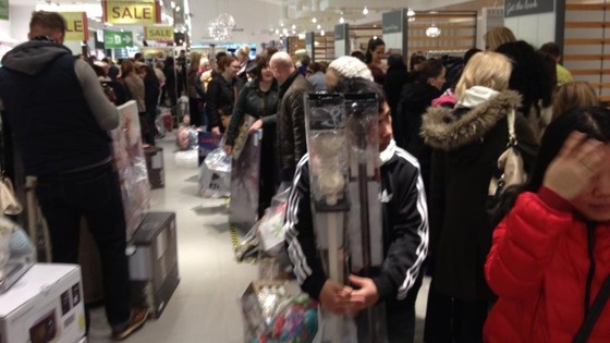 The Next store in Lincoln opened its doors to shoppers at 6am