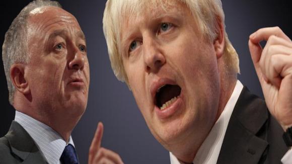 Ken Livingstone and Boris Johnson at loggerheads over London mayoral position