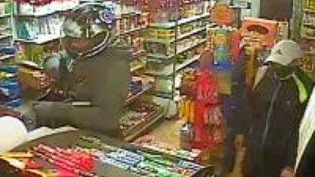 CCTV image of robbery suspect