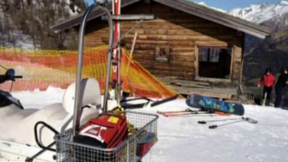 Hut in Austria where the accident took place