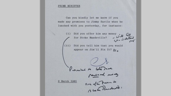 The former Prime Minister comments that she would not appear on 'Jim'll Fix It' (file photo dated March 9th 1981).