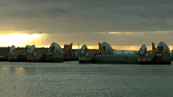 Thames Barrier.