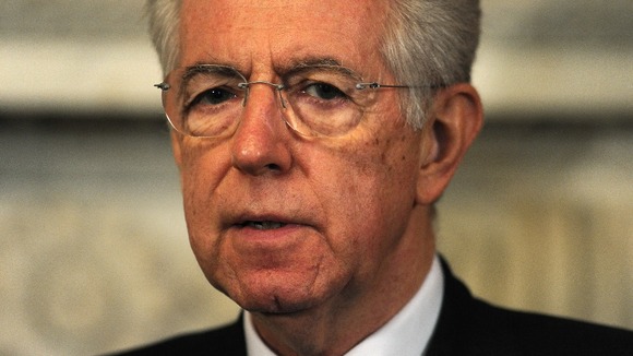 Italian Prime Minister Mario Monti