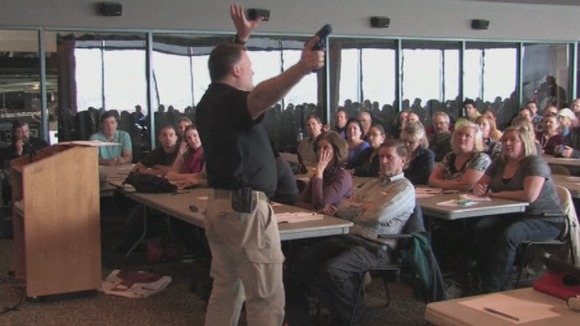 Teachers in Utah were given free advice on how to handle a gun