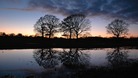 flooded lake in Wythall