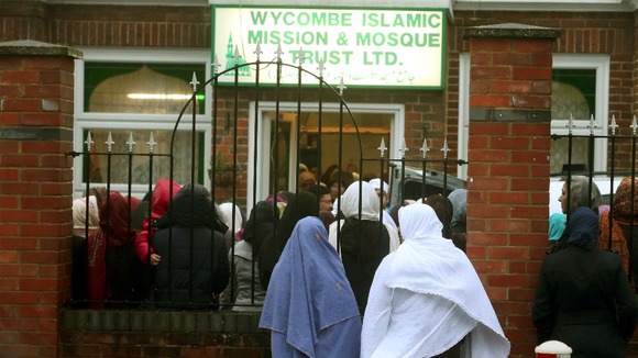 Mourners gather for the funeral of two brother killed in a crash on the M6