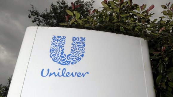 A Unilever sign