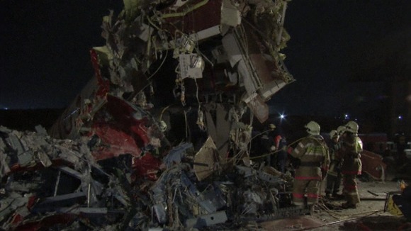 The remains of the plane in Moscow have been removed from the crash site
