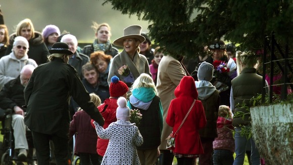 Royal arrival