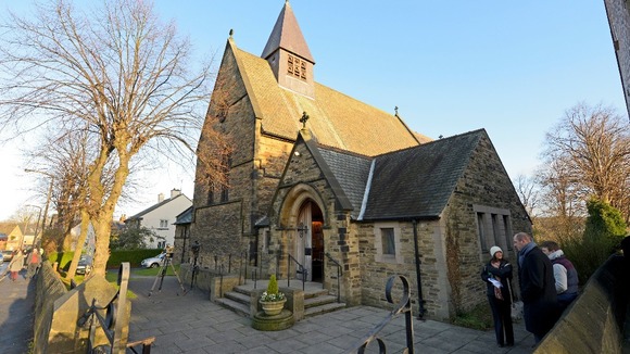 St Saviour in High Green, Sheffield following a prayer service for Alan Greaves.