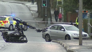 The road was closed after the device was found