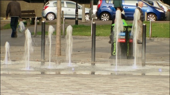 Fountains in St George's Square