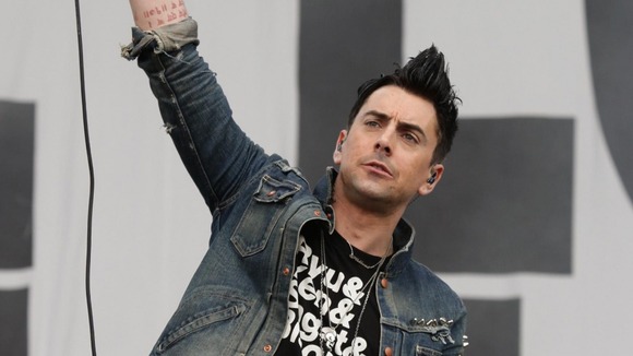 Ian Watkins on stage in 2010 with his band Lostprophets