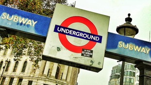 Tube sign.