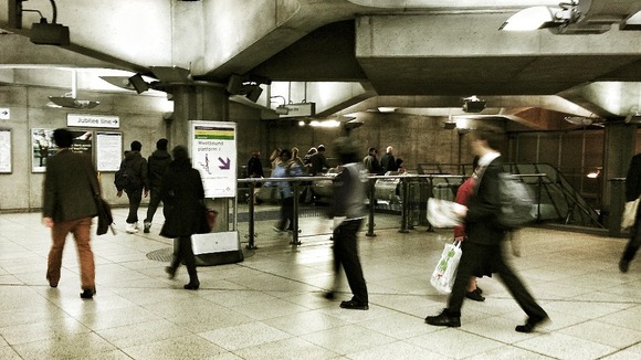 General view of the London Underground.