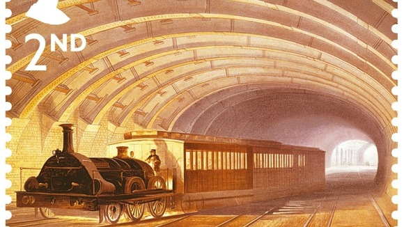 Royal Mail Underground stamp.