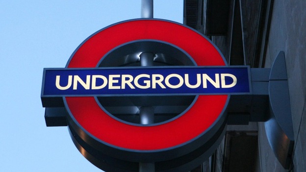 Tube sign.