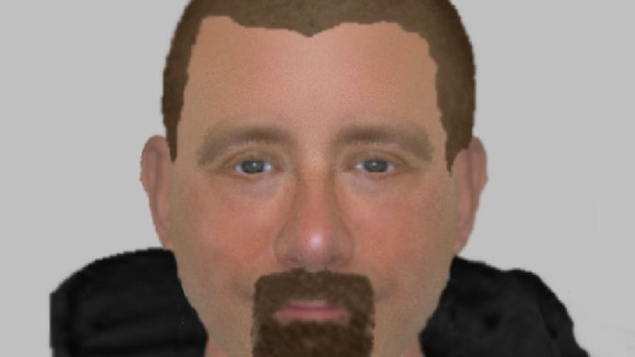 Efit image made of one of the suspects police are hoping to identify