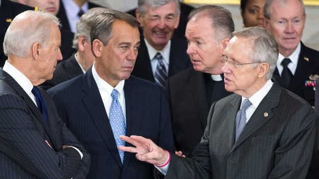 John Boehner and Harry Reid