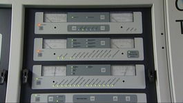 Technological equipment inside Crystal Palace transmitter