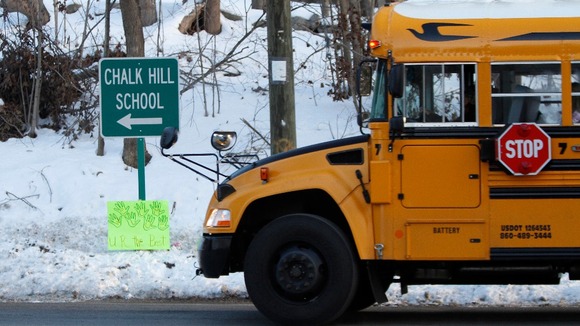 A US school bus