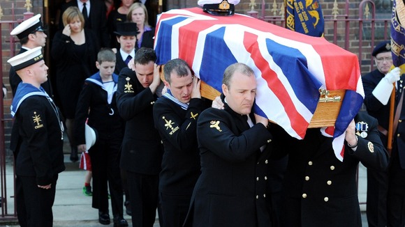 The inquest has heard that Lt Cdr Molyneux, 36, suffered a single gunshot wound to the top of his head