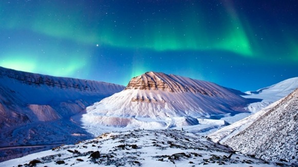 The Aurora sighted in Norway