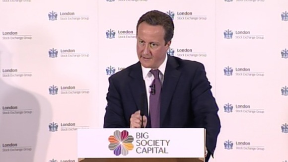 David Cameron talked about the issue of 'secret courts' at a news conference today.
