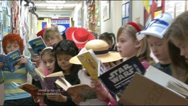 Children reading books
