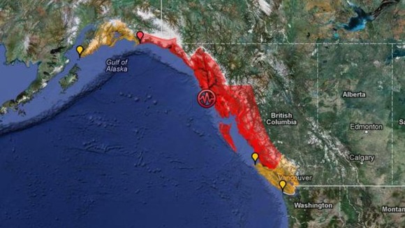 Tsunami warnings issued for the west coast of Alaska and Canada
