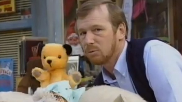 Matthew with Sooty.