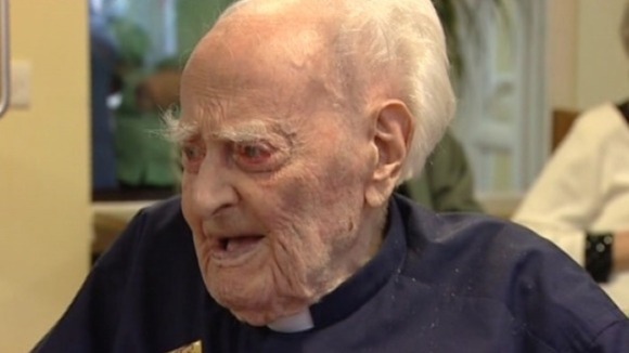 Reg Dean on his last birthday in November last year