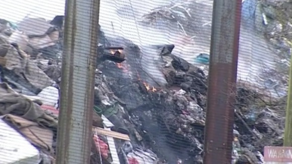 The fire in Nantyglo