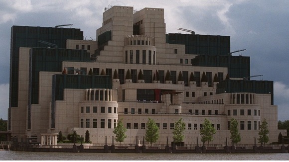 MI6 headquarters on the River Thames, London