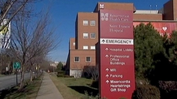 Saint Francis Hospital in Illinois where Urooj Khan died