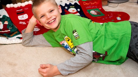 Luka Apps pictured on Christmas eve