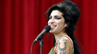Amy Winehouse performing at the Glastonbury music festival in June 2007