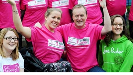 Mike Tomlinson and Hannah Cockroft