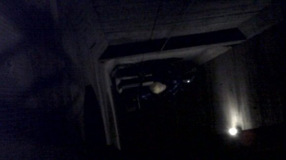 Lewis Vaughan Jones went down the 100 ft tunnel down to the borehole.